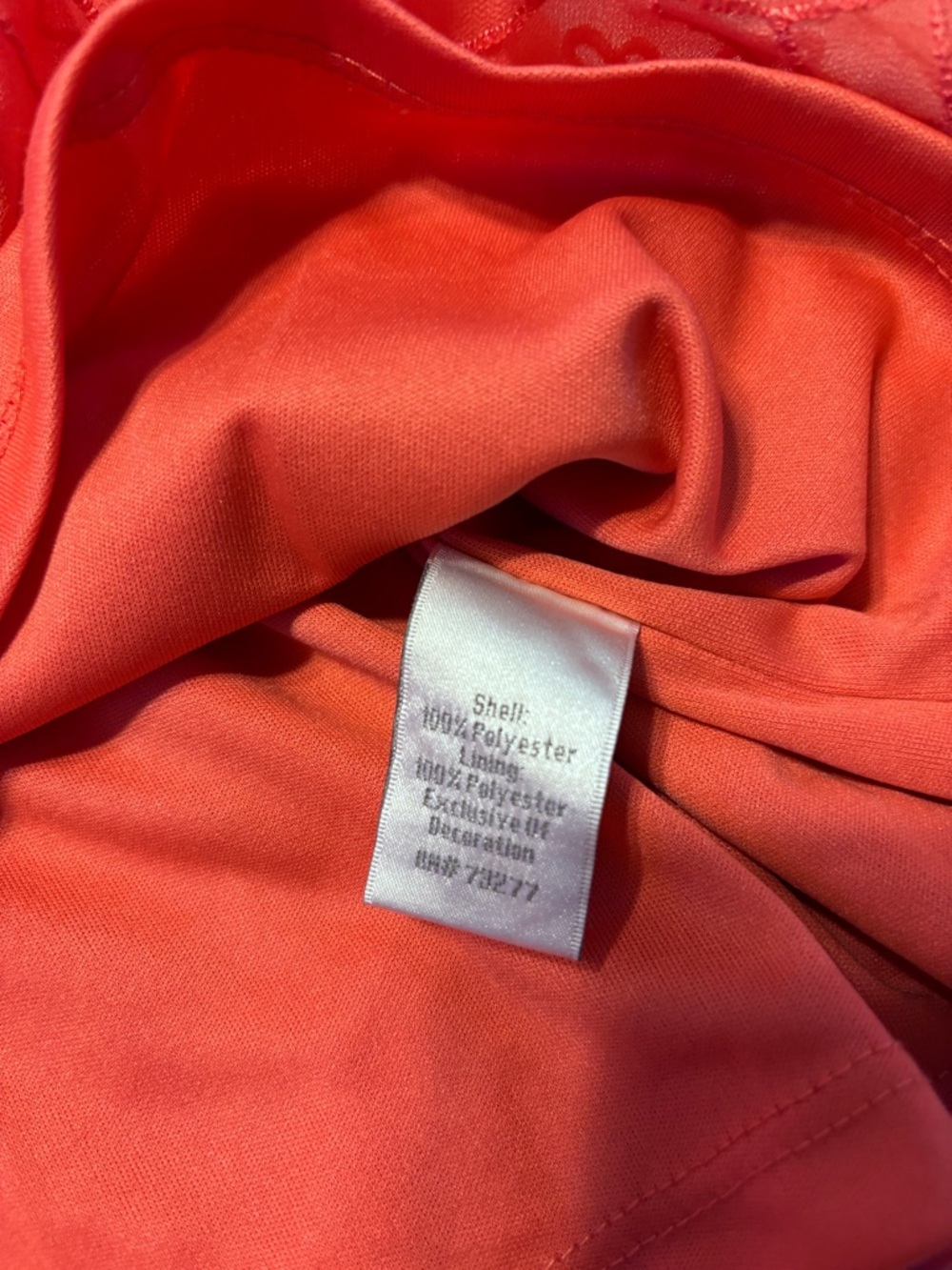 LC Lauren Conrad Coral Embroidered V-Neck Dress - Picture 5 of 6